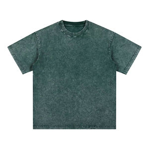 T-shirt surdimensionné pour homme en coton délavé à l'acide, col rond, style streetwear décontracté, qualité supérieure, Top USA Buyers Hub - Product Image 6