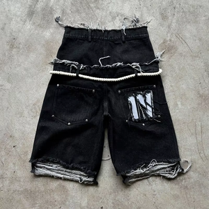 Hot Sale Unisex Comfortable Premium Double Waist <b>Canvas</b> Shorts Solid Casual Streetwear OEM Service Custom Private Label <b>Plain</b> - Product Image 3