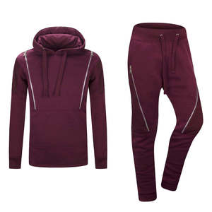 Conjuntos de chándal de algodón polar para hombre con logo personalizado, precio económico, al por mayor, estilo urbano, joggers y sudaderas con capucha - Product Image 1