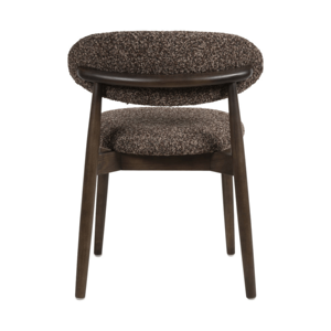 Modern Upholstered <b>Dining</b> <b>Chair</b> Solid Wood Frame Fabric <b>Dining</b> <b>Chair</b> Luxury Restaurant Cafe Furniture - Product Image 4
