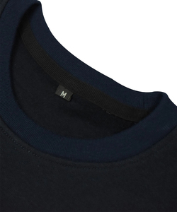 Sudadera de Cuello Redondo con Bloques de Color para Hombre, Corte Regular, Tejido de Punto, Estilo Casual, Ropa de Otoño - Product Image 3