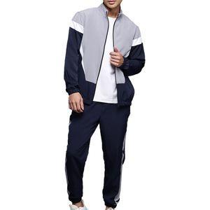 Ensemble de survêtement décontracté pour homme, imprimé, avec fermeture éclair, sweat à capuche et pantalon, pour l'automne et l'hiver, style streetwear de marque - Product Image 1
