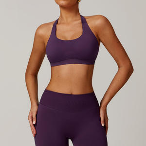 Women's Fitness Sports <b>Bra</b> High Quality Gym Workout Training Top Soft <b>Stretch</b> Comfortable Yoga Running Activewear Custom Logo - Product Image 6