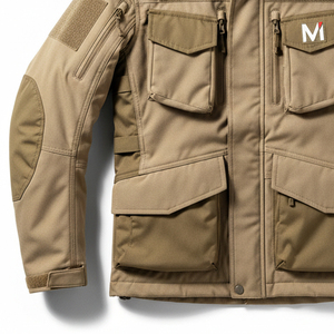 Chaqueta de Caza de Tela Silenciosa Premium, Impermeable y Transpirable, con Camuflaje, para Caza con Arco, Rastreo y Opciones de Alta Visibilidad y Seguridad - Product Image 2