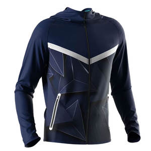 แจ็กเก็ตผ้ายีนส์แบบมีซิปของผู้ชายเสื้อสเวตเตอร์ผ้ายีนส์คอตั้งดีไซน์ใหม่ - Product Image 1