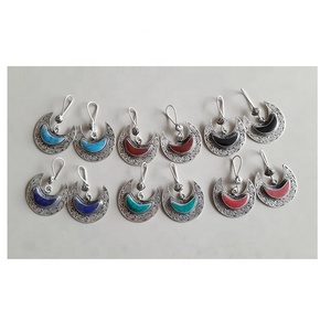 แฮนด์เมดโบราณเผ่า Kuchi ต่างหูที่มีคุณภาพสูง - Product Image 1