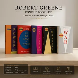 Coffret de 5 livres de Robert Greene : Les lois du pouvoir, L'art de la séduction, La maîtrise, 33 stratégies de guerre et Les lois de la nature humaine. - Product Image 2