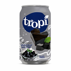 Bebida de jugo de gelatina de hierba marca Tropi, lata de aluminio de 330 ml, paquete de 24, precio competitivo - Product Image 2