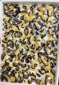 Cabujón de Septariana Marrón/Negra Suelta de 25-30mm, Formas Mixtas, Piedra Hecha a Mano para Decoración del Hogar y Joyería - Product Image 2