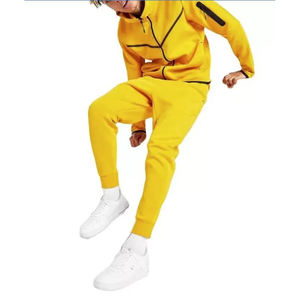 Survêtement décontracté réfléchissant haute visibilité pour homme, 100 % coton molletonné, pour course nocturne, tenue de sport à prix abordable - Product Image 3