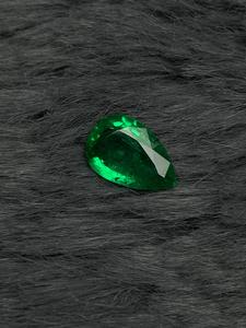 Piedra Preciosa Suelta de Esmeralda Verde Natural, Corte Pera, para Joyería - Product Image 6