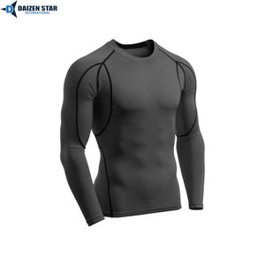 เสื้อรัดกล้ามแขนยาวสำหรับผู้ชาย MMA สำหรับฝึกซ้อมกราปลิง ยิวยิตสู ป้องกันรังสียูวี รับสกรีนโลโก้ - Product Image 2