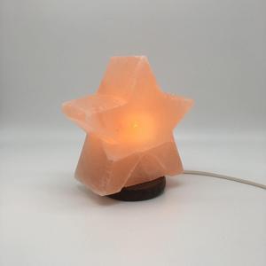 Lampe à sel rose de l'Himalaya sculptée en cristal de Khewra, écologique, bol à feu rustique, art populaire, artisanat naturel, lumière décorative pour la maison et le spa - Product Image 4