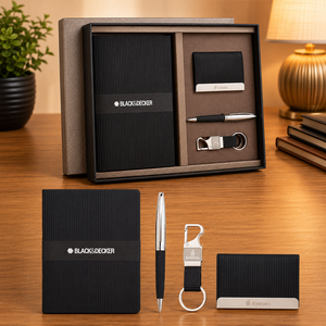 Set de Regalo Empresarial Ecológico, Cuaderno A5 y Bolígrafo, Cubierta de Corcho y Cuero PU, Impresión Personalizada para Trabajo, Estudio y Viajes - Product Image 5
