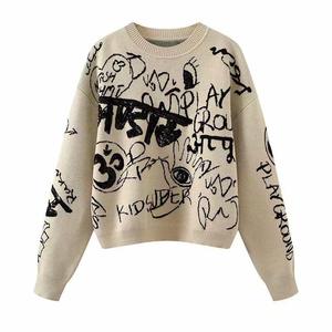 Custom LOGO OEM & ODM <b>Men</b> Sweater Jacquard Letter Knitwear <b>Men</b> Crew Neck <b>Pullover</b> Casual Knit Jumpers Winter <b>Men</b> Knitted Sweater - Product Image 1