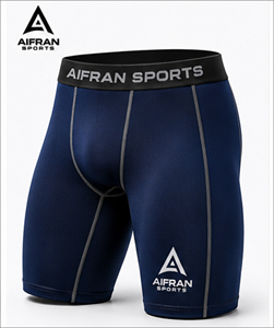 Pantalones Cortos de Compresión para Hombre Tallas Grandes, de Secado Rápido, Transpirables, para Entrenamiento Atlético, Cintura Media, Ajustados, Deportivos - Product Image 6
