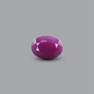 Premium 5.4 Ct Oval Cut Natural African Ruby Loose Gemstone for Fine Jewelry - Product Image 1