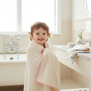 Juego de Toallas con Capucha para Bebé, Suaves y Absorbentes, 100% Algodón de Rizo, Unisex, con Logotipo Personalizado, Secado Rápido, Ecológicas, OEKO TEX - Product Image 5