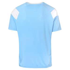 T-shirt de sport pour homme à séchage rapide, respirant, en coton/polyester, avec logo frontal, haute qualité, coupe ajustée, idéal pour la course et la gym - Product Image 4