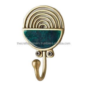 Elegant Coat Hook Easy Installation Brass Multifunctional Hooks and Hanger Office Cabinet <b>Towel</b> Key <b>Holder</b> Solid Hooks Hot Sale - Product Image 1
