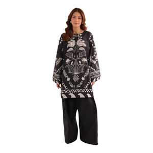 Ensemble de robe en coton imprimé, vêtements indiens et pakistanais, collection d'été, doux et respirant, tenue pour femmes en 3 pièces, à porter au quotidien - Product Image 1