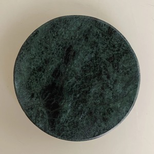 Modern Round Marble Coasters Set Stone Drink Pads Non Slip <b>Table</b> Mats - Product Image 4