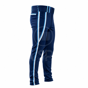 Custom Printed Baseball Trousers Breathable Moisture Wicking Four-Way Stretch Durable 100% Polyester Baseball Uniform Bottoms - Product Image 5
