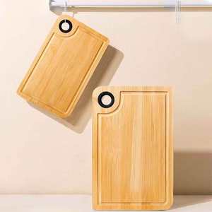 Tabla de cortar de madera gruesa |   Tabla de Cortar Lisa y Pulida para Cortar Carne, Pescado, Verduras y Pan - Product Image 3