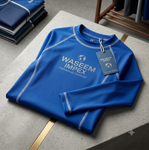 2027 Customized Logo Printing Men's Long Rash Guard Lightweight Best Design Polyester for MMA Usage - Product Image 2