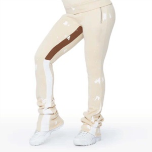 Ensemble de survêtement pour femmes, sweat-shirts et pantalons décontractés, deux pièces, couleurs unies, imprimé par transfert thermique, polyester/coton, séchage rapide, léger - Product Image 3