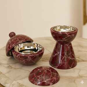 Nouvel article cadeau du Ramadan, brûleur d'encens en résine Bakhoor, écologique, durable, brûleur d'encens antique indien fait à la main, porte-encens religieux pour la maison - Product Image 6