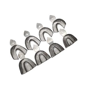 Juego de Bandejas de Impresión Dental Manuales Reutilizables, 6 Piezas, Acero Inoxidable, Certificación CE, para Toma de Moldes Precisos y Uso en Laboratorio - Product Image 6