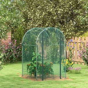 Gabbia per Piante in Acciaio Zincato 4FT X 4FT con Porta con Cerniera per Protezione delle Colture - Rete da Giardino - Product Image 2