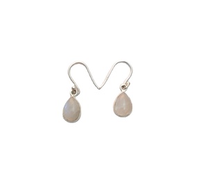 925 argent arc-en-ciel pierre de lune boucle d'oreille femmes mode boucles d'oreilles en argent Sterling en gros 925 bijoux en argent Sterling indien boucle d'oreille - Product Image 1