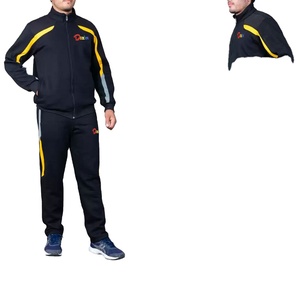 Ensemble survêtement homme personnalisé avec logo, 100 % coton respirant, polaire, sweat à capuche zippé et pantalon de jogging, imprimé, vente en gros - Product Image 3