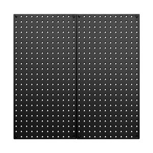 24\"x12\" Heavy Duty Metal <b>Pegboard</b> Panels Wall Storage Organizer <b>Accessories</b> for Living Room and Garage 2 Pieces - Product Image 1