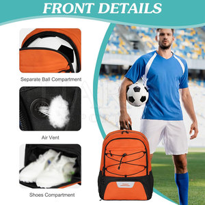 New Arrival Breathable Mesh Durable Build Football <b>Backpack</b> <b>Large</b> Capacity Equipment Storage Water Resistant Training Match - Product Image 3