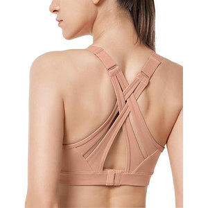 Soutien-gorge de sport haute performance Solid Trader Advanced Moisture Control, coupe sans couture, coussinets amovibles, pour entraînement et fitness - Product Image 4