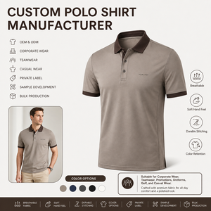 Polo personnalisé en coton bambou avec logo brodé, ourlet à fentes latérales, idéal pour le cyclisme – Vente en gros sous marque privée - Product Image 3