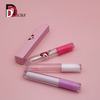 Tube de luxe de 3ml 5ml avec logo personnalisé brillant à lèvres tubes de rouge à lèvres vides conteneurs d'emballage tube de brillant à lèvres cosmétique vente en gros