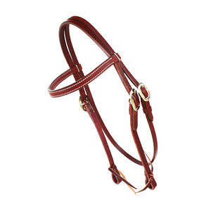 Brida de Cuero Hecha a Mano para Caballo, Completa con Ajuste y Costuras Decorativas, Brida para Montar a Caballo - Product Image 6