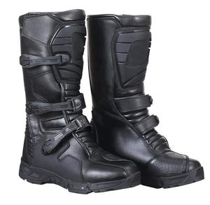 Botas de Cuero para Motociclistas 2023, Color Negro, para Hombres, Botas de Carreras para Pilotos, Equipo de Turismo para Automovilismo - Product Image 2