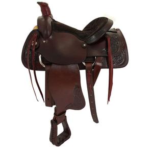 Silla de montar de cuero genuino estilo vintage con grabado personalizado, silla de cuero de alta calidad para accesorios de caballo - Product Image 6
