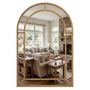 36x24 Inch Modern Decorative Framed <b>Mirror</b> with Sturdy Metal Frame Accent for Bathroom Hallway or Fireplace - Product Image 1