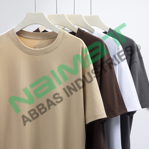 ไนมัต อบบาส อินดัสทรีส์เสื้อยืดแขนสั้นผู้ชายทรงปกติ คอกลม ผ้าฝ้ายเจอร์ซีย์ พิมพ์ลายตัวอักษร สไตล์ลำลอง - Product Image 5