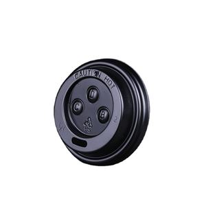 90mm/80mm desechables respetuosos con el medio ambiente PP Material comida plástico tapa tazas con logotipo personalizado OEM europeo ISO certificado - Product Image 1