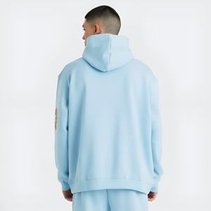 Conjunto Deportivo para Hombre, Sudadera con Capucha y Pantalones Jogger, Logotipo Impreso, Ropa Casual Urbana, Corte Holgado, Ropa de Invierno, Logotipo Personalizado, Venta al Por Mayor - Product Image 4