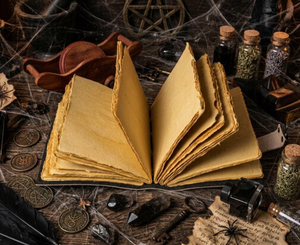 Réplica del Libro de Hechizos de Winifred Sanderson, Grimoire de las Sombras, Diario de Cuero Hecho a Mano, Decoración de Halloween - Product Image 3
