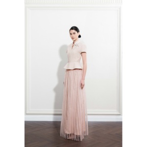 Venta al por mayor de productos: Blusas y camisas para mujer, Blusa EVELINA PEPLUM, Soporte ODM, Blusas y camisas elegantes para mujer en WhiteAnt - Product Image 6