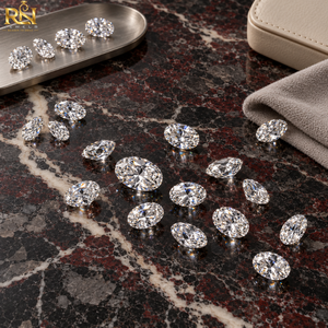 Diamante Suelto Ovalado de 12.25 Quilates Cultivado en Laboratorio, Color DEF, Brillo Óptico |   Piedra de Precisión Fabricada en Laboratorio con Dimensiones Personalizadas - Product Image 1